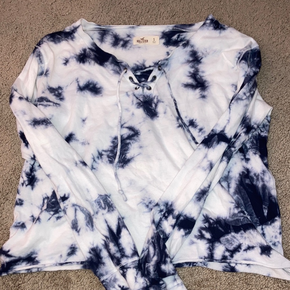 hollister tye dye long sleeve